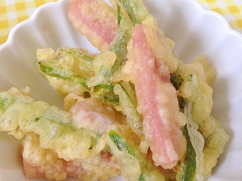 インゲンと魚肉ソーセージの天ぷら レシピ 作り方 By Thank You Good Bye 楽天レシピ